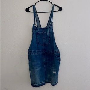 Denim Overall Skirt